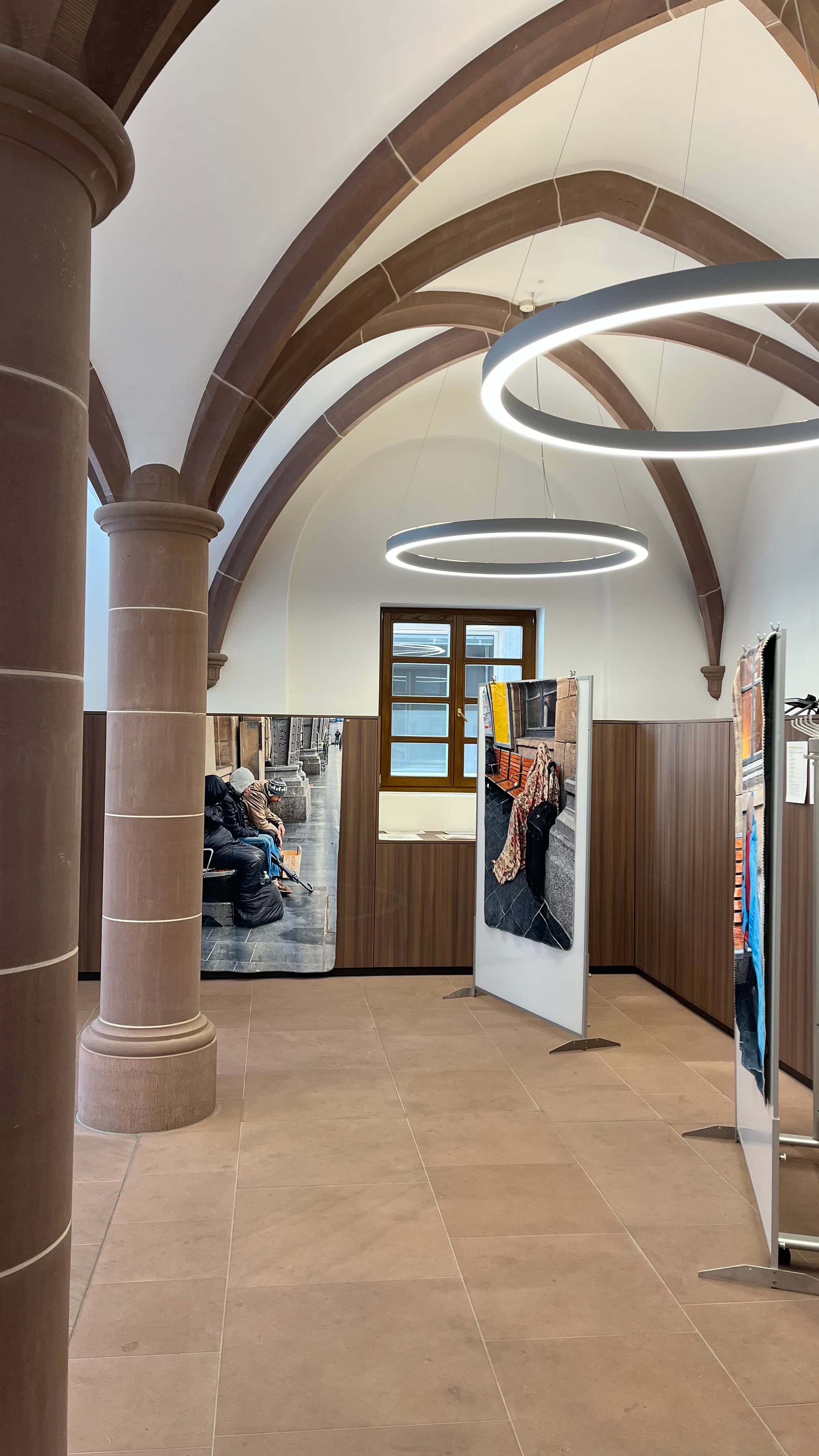 Installationsansicht · Gewölbehalle